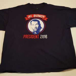 Al Bundy for President 2016 T Shirt 3XL Pre Owned